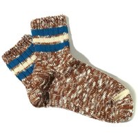 Anonymous Ism Line Slub Crew Socks – Brown One Size
