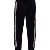 Emporio Armani Jacquard Logo Stripe Joggers – Navy