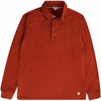 Armor Lux Long Sleeve Polo Shirt – Orange Armor Lux Long Sleeve Polo Shirt – Orange