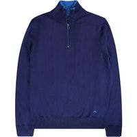 Paul Smith Pullover Half Zip Wool Jumper – Cobalt Blue