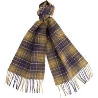 Barbour Tartan Lambswool Scarf – Green One Size