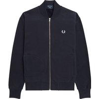 Fred Perry Reissues Loopback Bomber Neck Track Jacket – Navy Fred Perry Reissues Loopback Bomber Neck Track Jacket – Navy