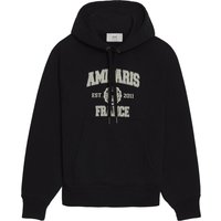 AMI Logo-Print Hoodie – Black