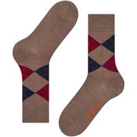 Burlington Socks Edinburgh Socks – BrownNavy One Size
