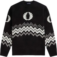 Fred Perry Jacquard Crew Neck Jumper