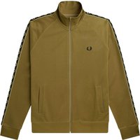 Fred Perry J Contrast Tape Track Jacket – Shaded Stone Fred Perry J Contrast Tape Track Jacket – Shaded Stone