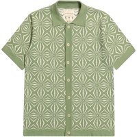 Far Afield Zigger Cardigan – Turf Green
