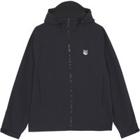 Maison Kitsune Technical Windbreaker – Black Maison Kitsune Technical Windbreaker – Black