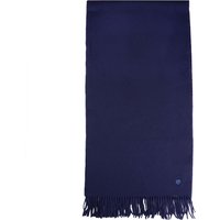 Maison Kitsune Virgin Wool Logo Scarf – Ink Blue One Size