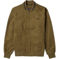 Fred Perry Waffle Cord Tennis Bomber Jacket – Shaded Stone
