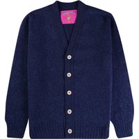 Howlin’ Shaggy Bear Cardigan – Magic Blue