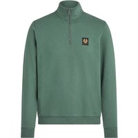 Belstaff Quarter Zip Sweatshirt – Mineral Green