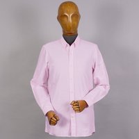 None Of The Above Long Sleeve Button Down Shirt – Pink