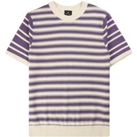 Paul Smith Knitted Striped Shirt – White and Purple