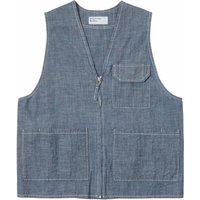 Universal Works Marine Gilet – Indigo Chambray