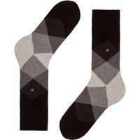 Burlington Socks Clyde Socks – Black and Grey One Size