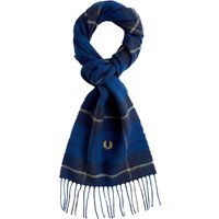 Fred Perry Lambswool Tartan Scarf – Navy One Size
