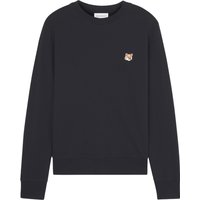 Maison Kitsune Fox Patch Logo Sweatshirt – Black Maison Kitsune Fox Patch Logo Sweatshirt – Black
