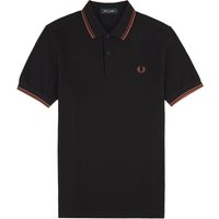 Fred Perry M Twin Tipped Polo Shirt – Black