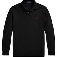Polo Ralph Lauren Custom Slim Fit Mesh Polo Shirt – Black