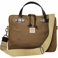 Filson Tin Cloth Compact Briefcase – Dark Tan One Size