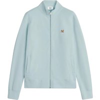 Maison Kitsune Fox Head Full Zip Sweatshirt – Cirrus Blue