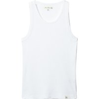 Merz b Schwanen Ribbed Tank Top – White Merz b Schwanen Ribbed Tank Top – White