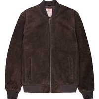 Real Hoxton Suede Bomber Jacket – Brown Real Hoxton Suede Bomber Jacket – Brown