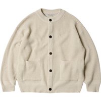 FrizmWORKS Heavy Wool Round Cardigan – Cream FrizmWORKS Heavy Wool Round Cardigan – Cream