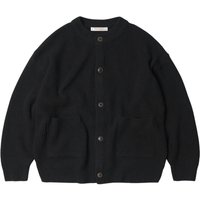 FrizmWORKS Heavy Wool Round Cardigan – Black FrizmWORKS Heavy Wool Round Cardigan – Black