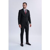 Amedeo -Piece Black Suit