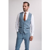 Bromley Sky Waistcoat