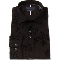 Black Flock Cotton Shirt
