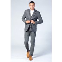 Cavani Albert Grey Tweed Three Piece Suit Short Cavani Albert Grey Tweed Three Piece Suit Short