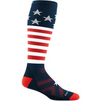 Mens Merino Wool Captain Stripe Flag Knee High Midweight Ski Snowboard Socks By Darn Tough
