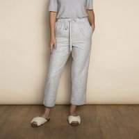 Organic Cotton & Hemp Cropped Lounge Trousers By Dip & Doze Organic Cotton & Hemp Cropped Lounge Trousers By Dip & Doze