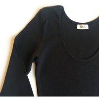 Ribbed Organic Cotton Long Sleeve Top By Elliot Organics Ribbed Organic Cotton Long Sleeve Top By Elliot Organics