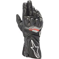Alpinestars Sp- V Leather Motorcycle Gloves Black Alpinestars Sp- V Leather Motorcycle Gloves Black