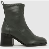 schuh Brie Sock Boots in Dark Green schuh Brie Sock Boots in Dark Green
