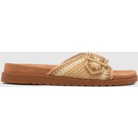 TOMS Marin Slide Sandals in Beige Multi