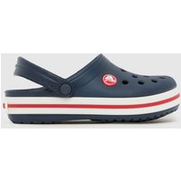 Crocs Navy & Red Crocband Clog Junior Sandals