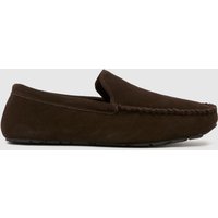 schuh Sandro Suede Mocassin Slippers in Brown schuh Sandro Suede Mocassin Slippers in Brown