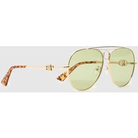 LE SPECS Abracadabra Sunglasses in Brown & Gold