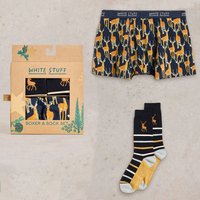 White Stuff Organic Boxers & Socks Gift Set