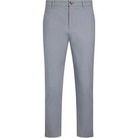 Weird Fish Charleigh Textured Chino Trousers Denim Blue Size