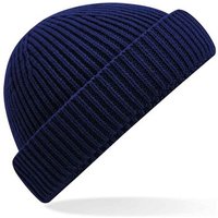 Beechfield Recycled Harbour men’s Beanie in Blue