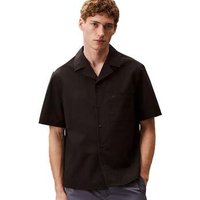 Calvin Klein Jeans Classic Short Sleeve Beach Shirt Black men’s Short sleeved Shirt in Black Calvin Klein Jeans Classic Short Sleeve Beach Shirt Black men’s Short sleeved Shirt in Black