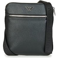 Emporio Armani BINESS FLAT MESSENGER BAG men’s Pouch in Black Emporio Armani BINESS FLAT MESSENGER BAG men’s Pouch in Black
