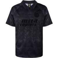 Aston Villa Black Out Retro Football Shirt Aston Villa Black Out Retro Football Shirt