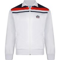 Admiral White England Track Jacket